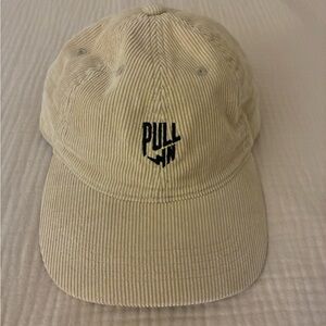 Beige Corduroy Cap